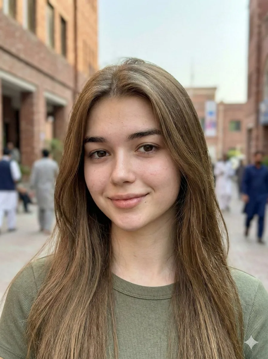 Hyper-Realistic Mobile Camera Portrait of a Girl reference