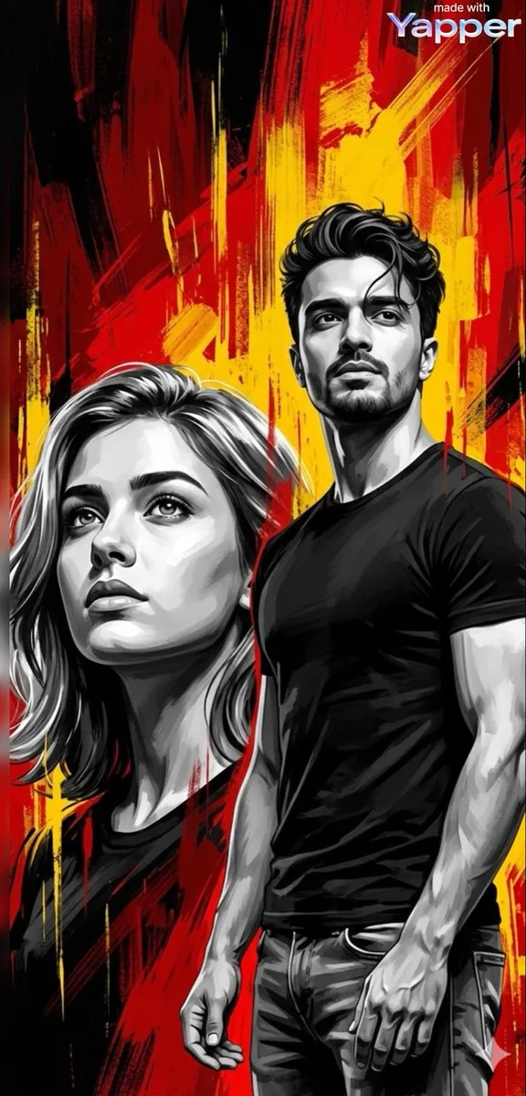 Dramatic Digital Painting Portrait of Two Subjects - Nano Banana Pro AI Prompt for Poster / Flyer reference