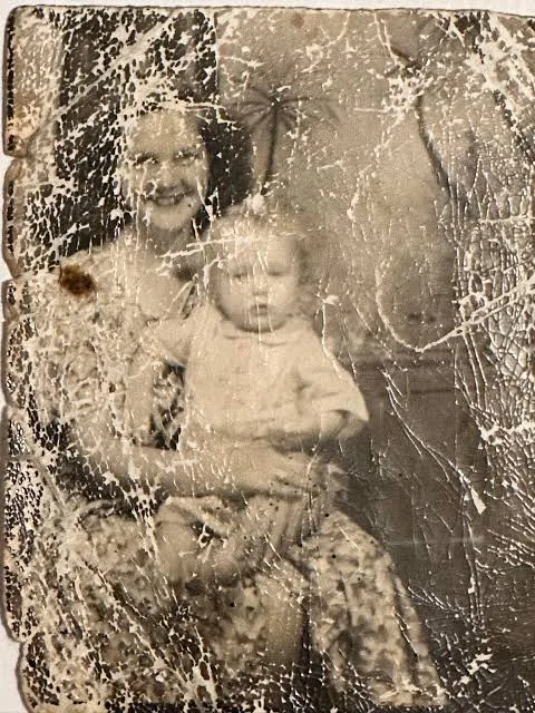 Vintage Photo Restoration to Professional Portrait reference