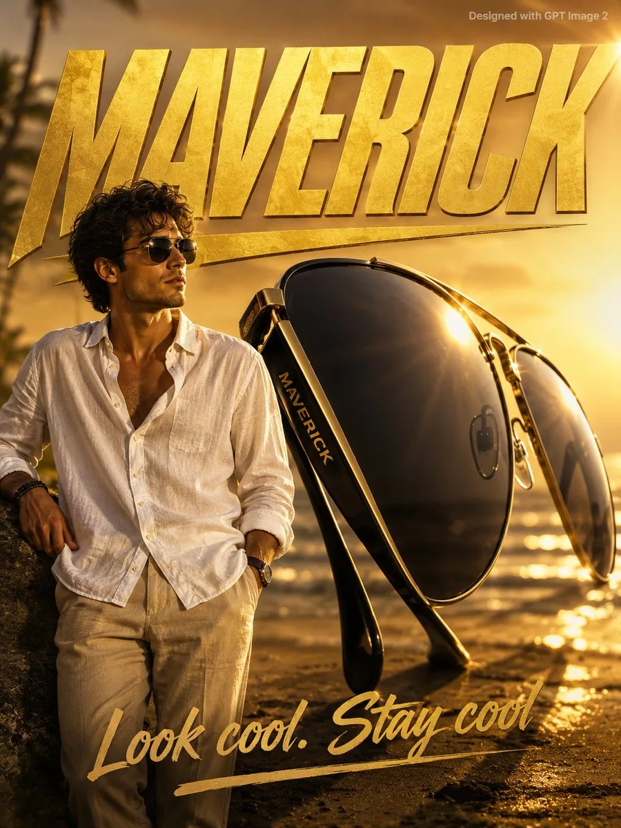 Maverick Aviator Lifestyle Poster reference
