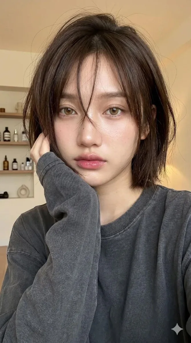 Candid Bob Haircut Lifestyle Portrait - Nano Banana Pro AI Prompt for Profile / Avatar reference