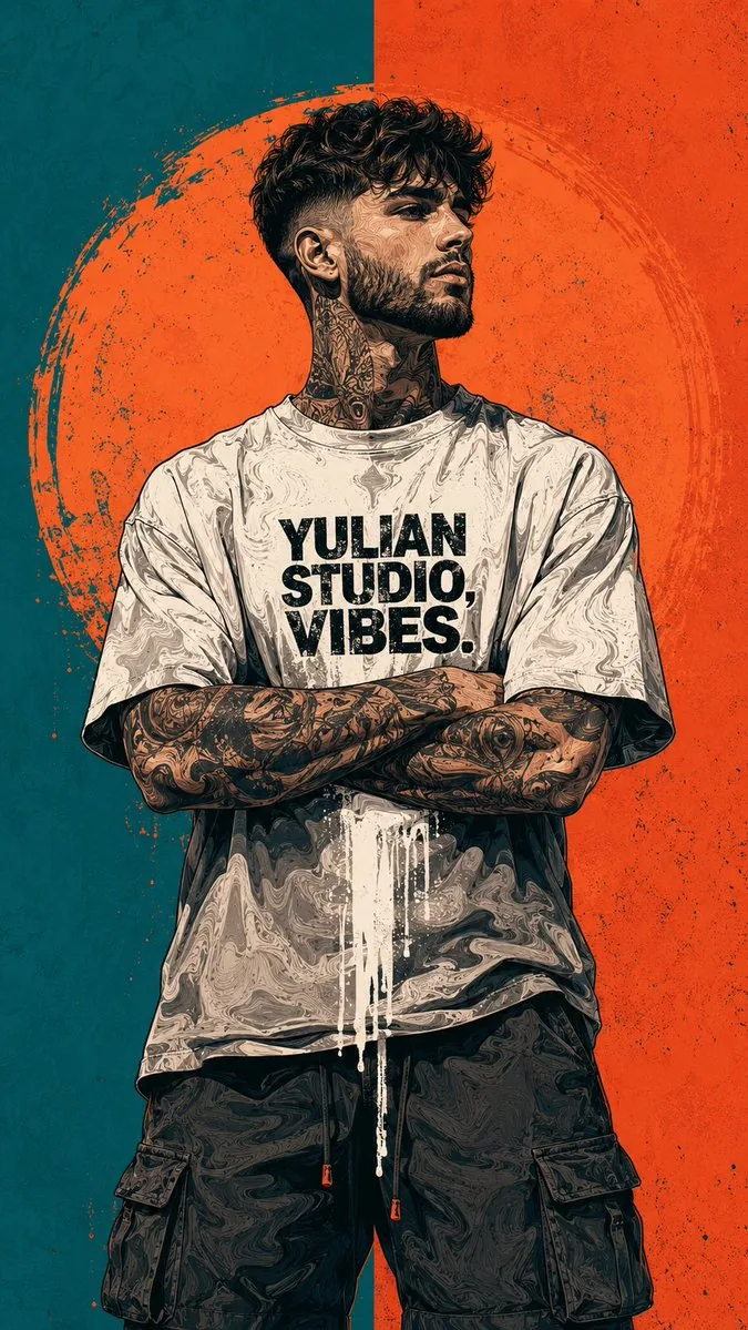 Urban Street Art Vector Illustration reference