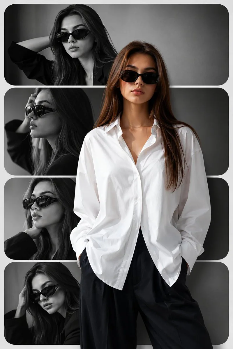 Editorial Fashion Collage Poster reference
