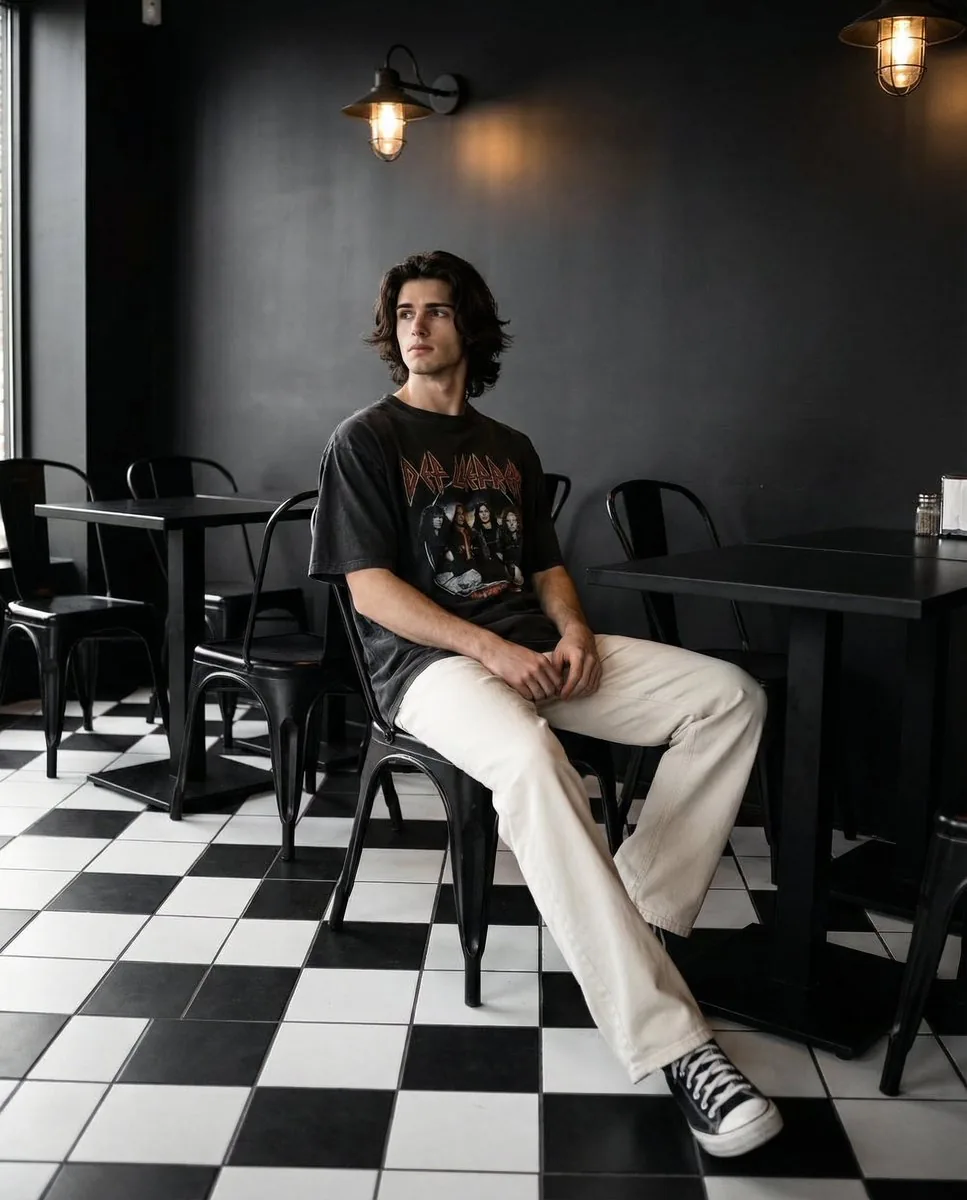 Cinematic Cafe Portrait Prompt for Nano Banana Pro reference