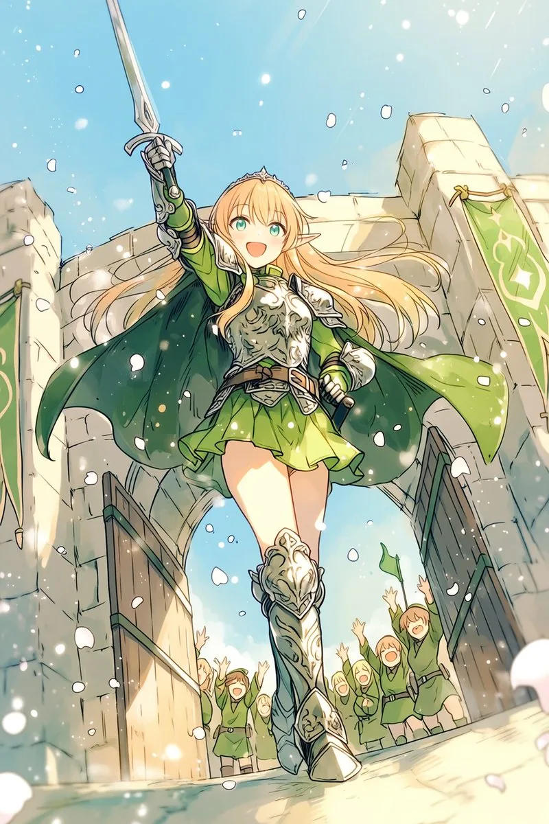 Heroic Elf Knight Victory March reference