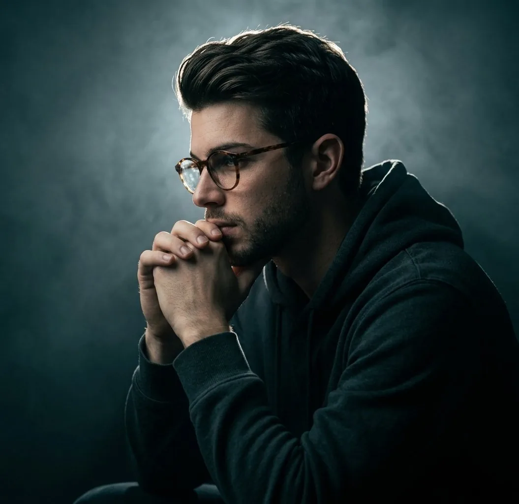 Introspective Cinematic Fine-Art Portrait reference