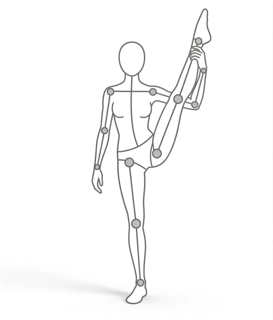 Yoga Wear Anime Illustration reference