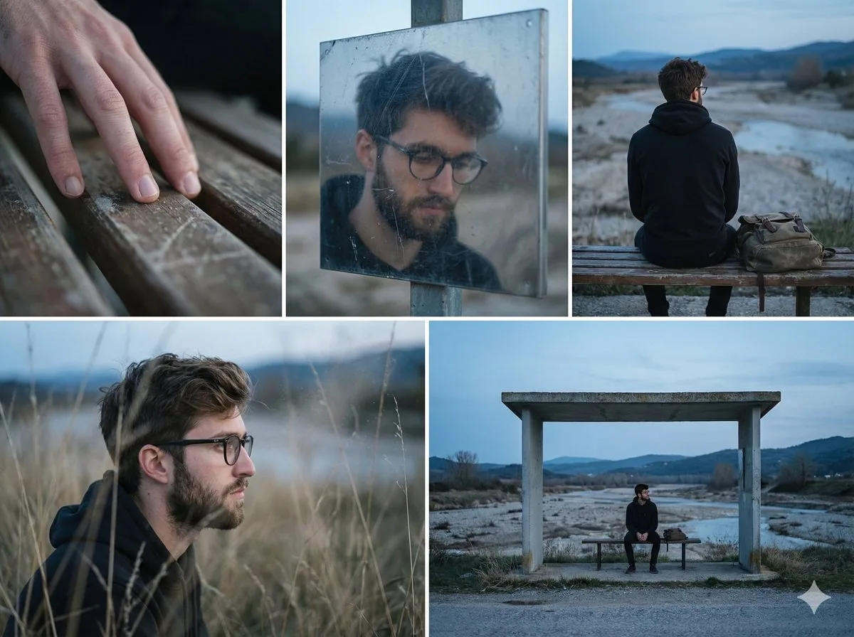 Nostalgic Memory Narrative Grid Prompt - Nano Banana Pro AI Prompt for Social Media Post reference