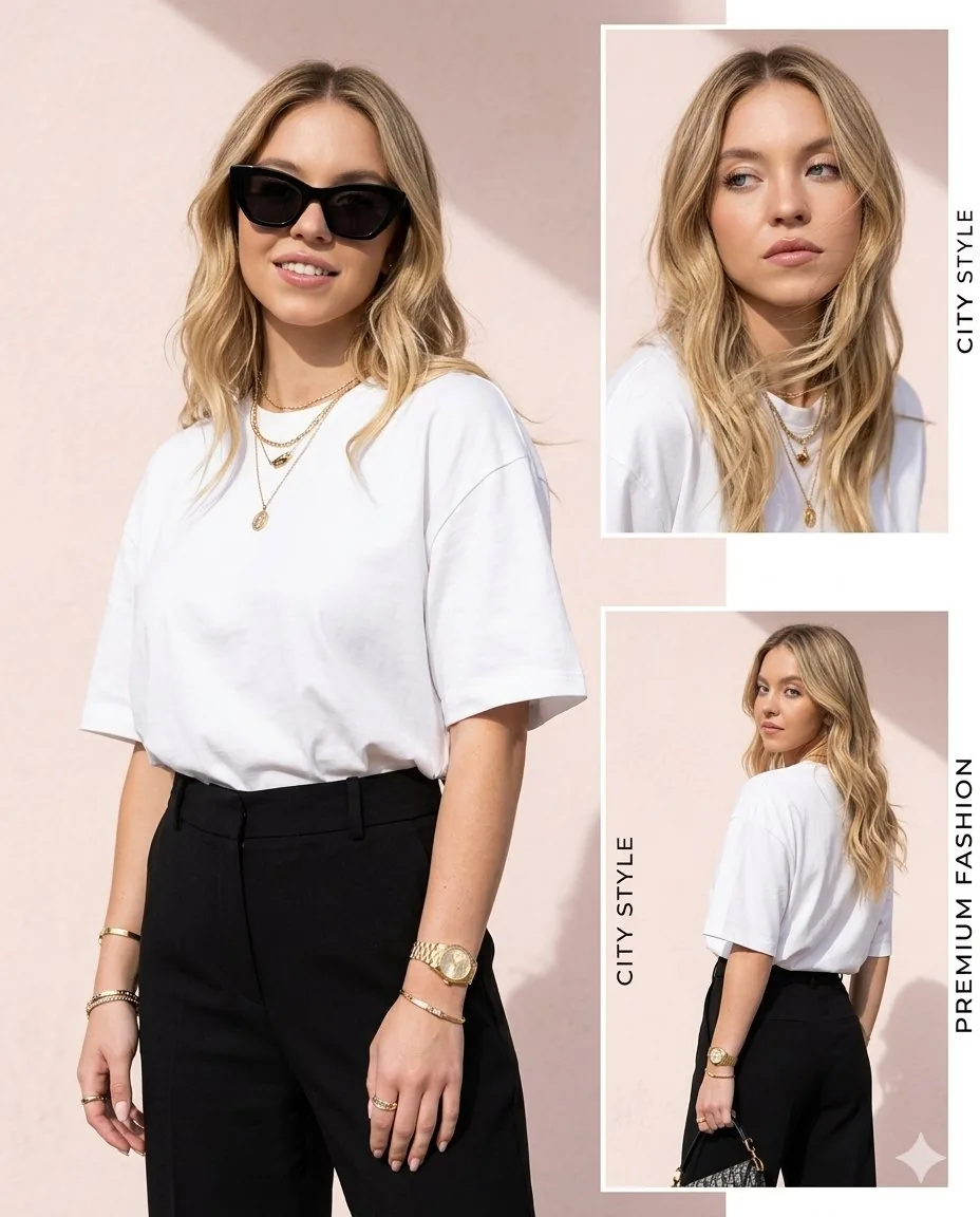Modern Collage Fashion Photography reference