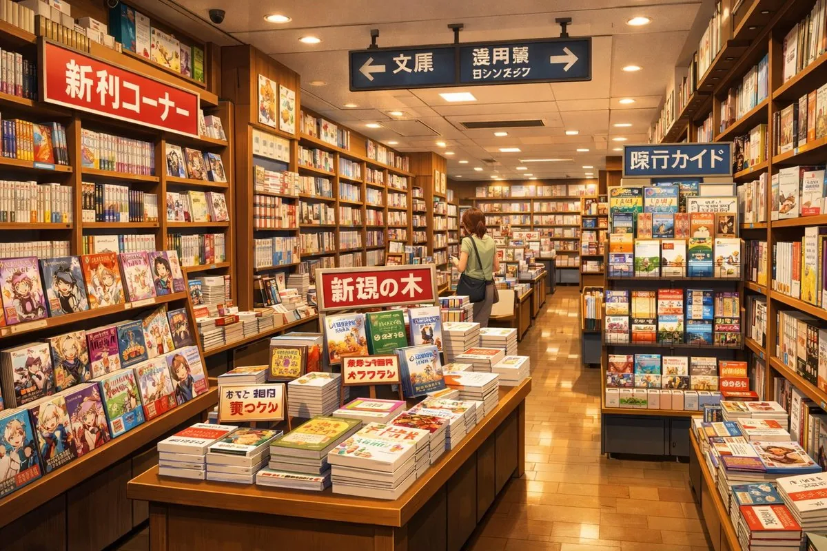 Japanese Bookstore Interior reference