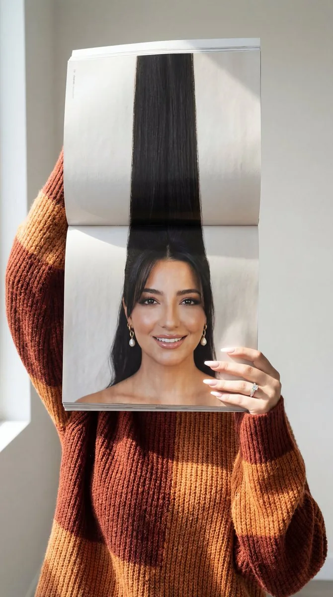 Photorealistic Surreal Fashion Concept Portrait with Identity Lock - Nano Banana Pro AI Prompt for Product Marketing reference