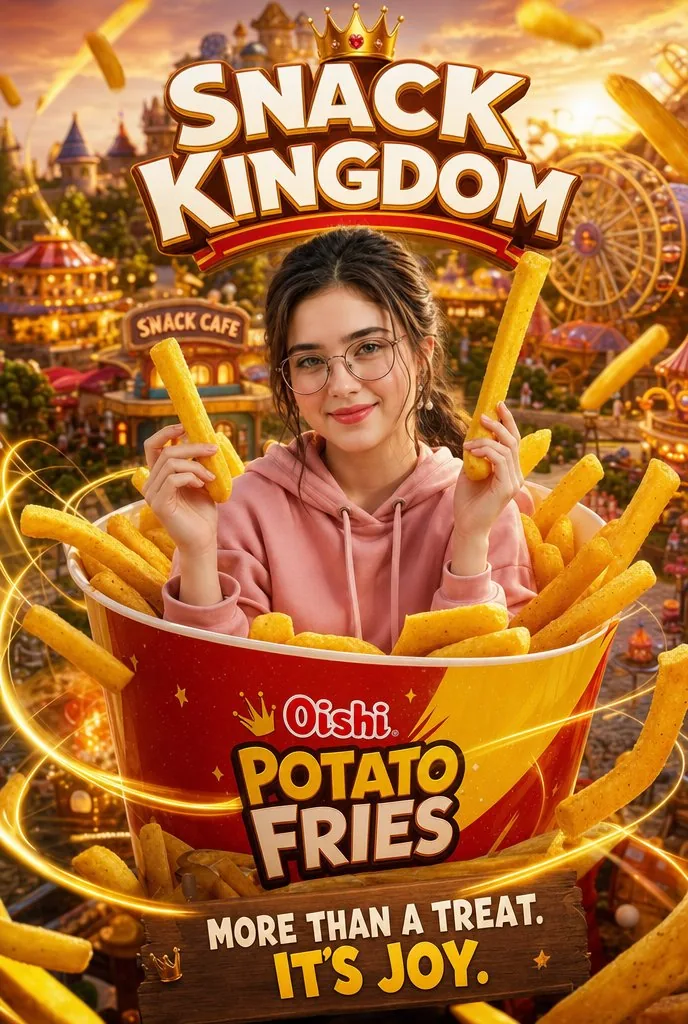 Snack Kingdom Potato Fries Ad reference