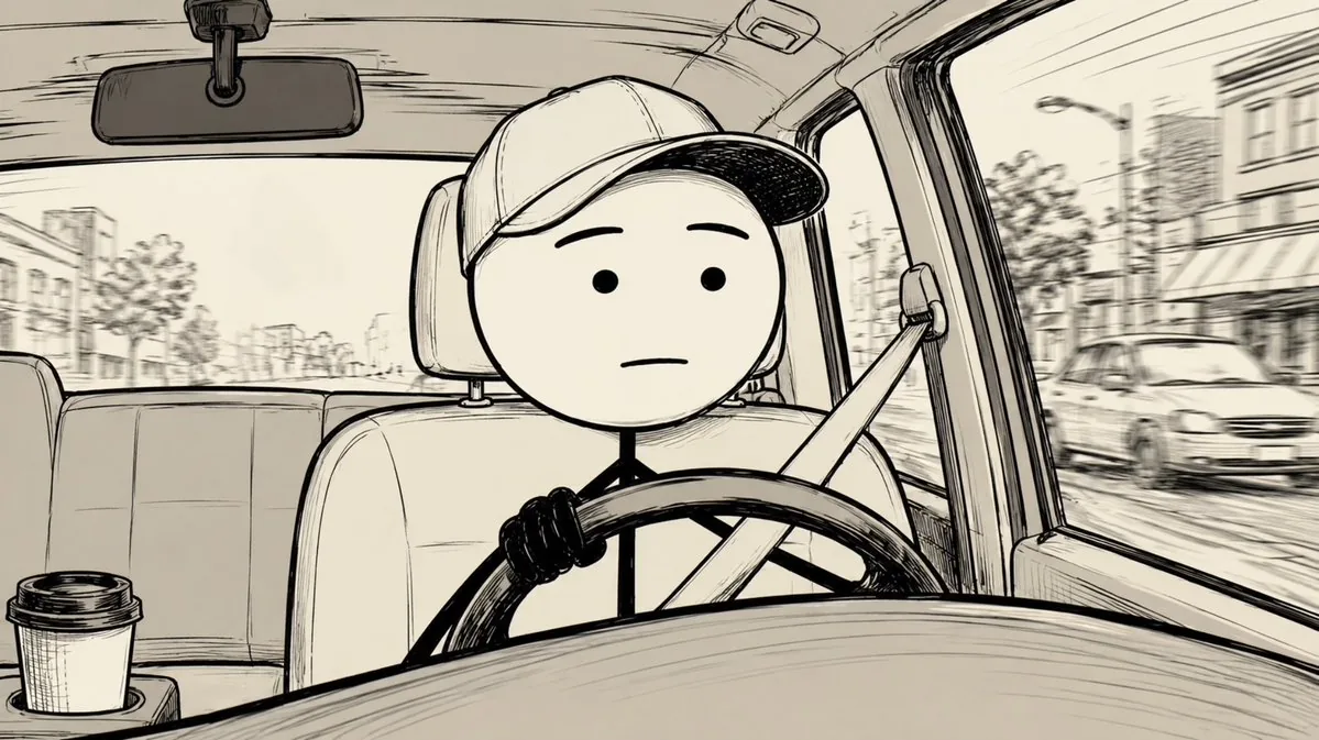 Stick Figure Driver Sketch reference