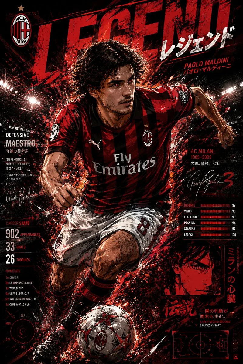 Anime Football Legend Poster reference