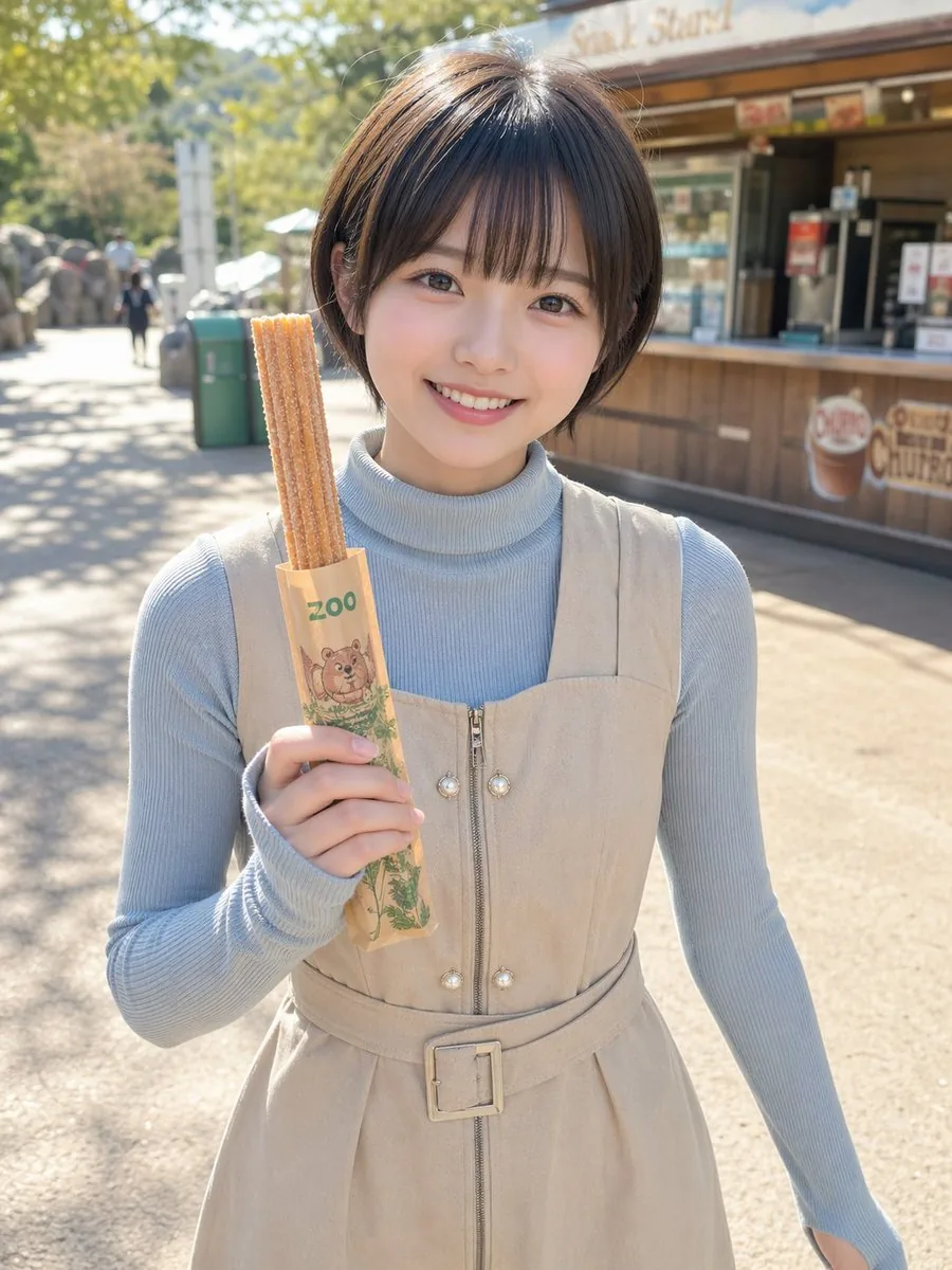Zoo Churro Portrait Photo reference