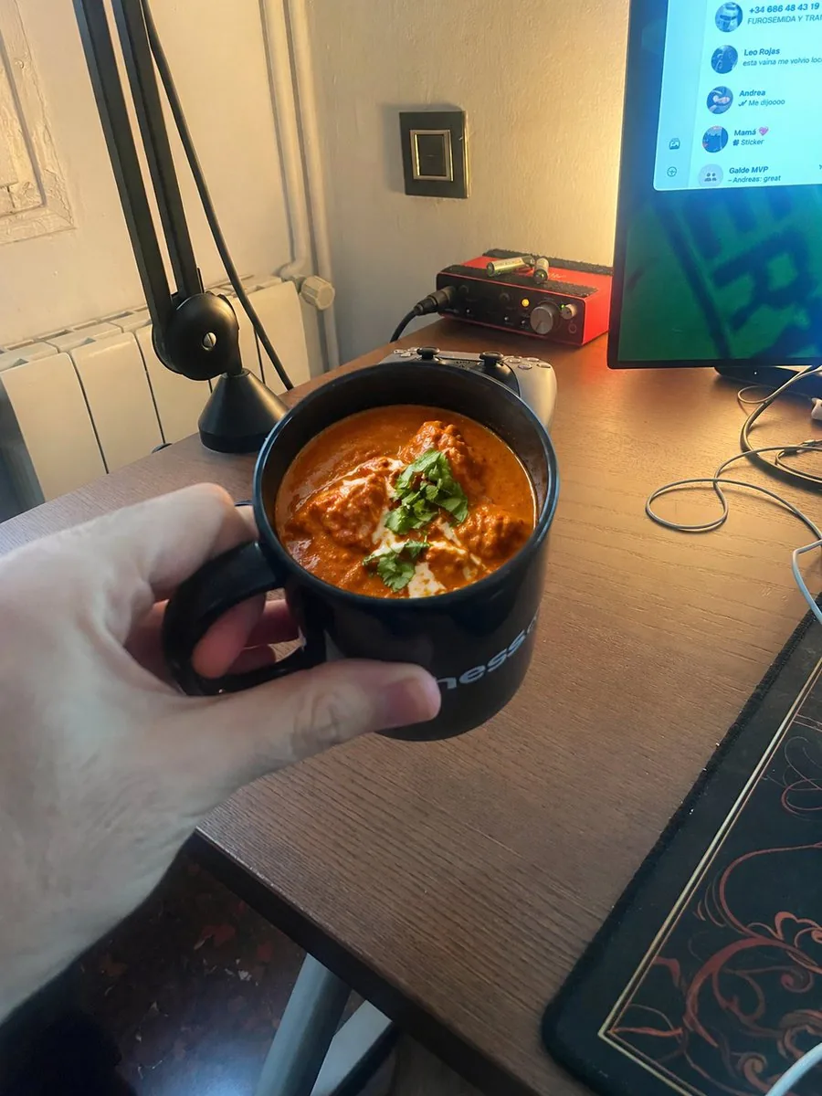 Chicken Tikka Masala Mug Desk Photo reference