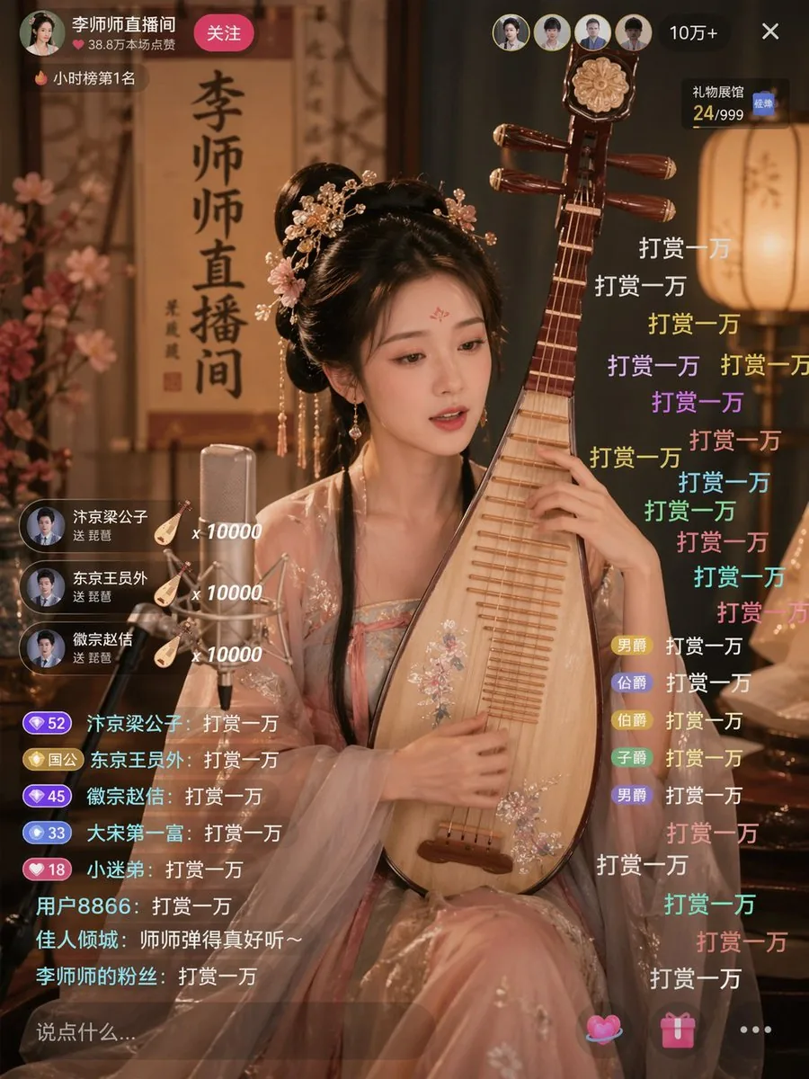 Ancient Beauty Livestream Scene reference