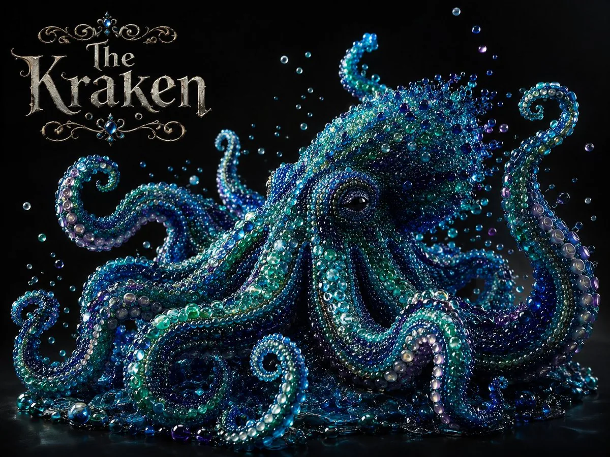 Pearlescent Glass Sculpture reference