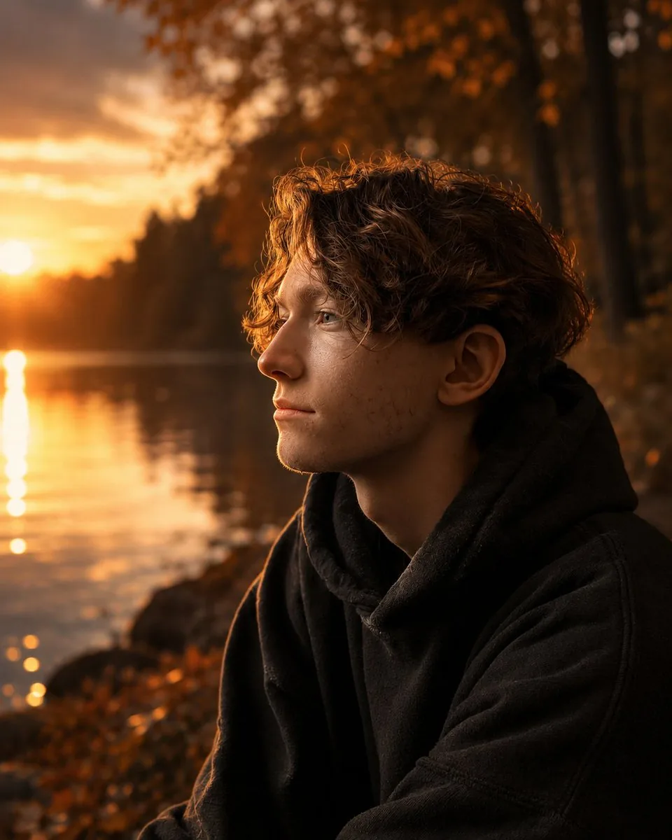 Lakeside Editorial Portrait Transformation reference