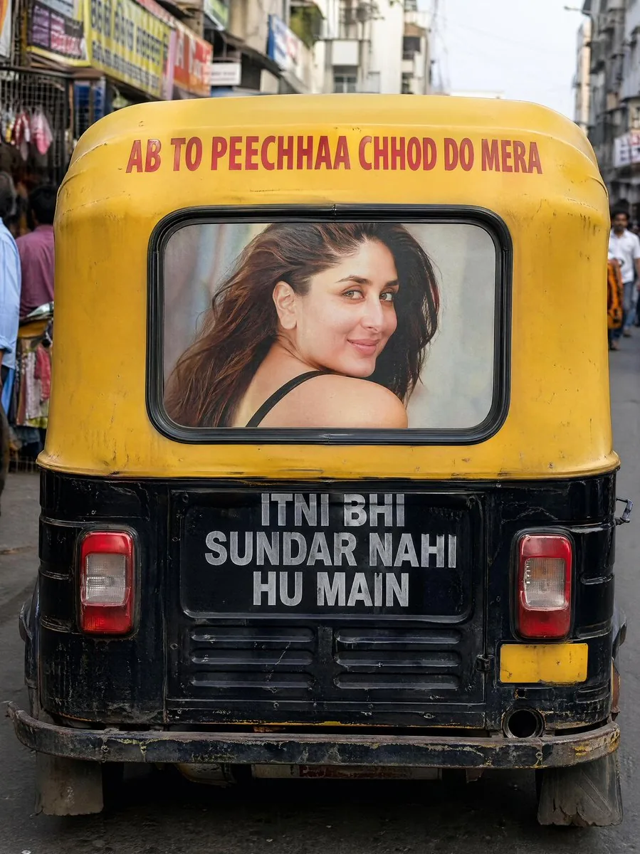 Indian Auto Rickshaw Street Photo reference