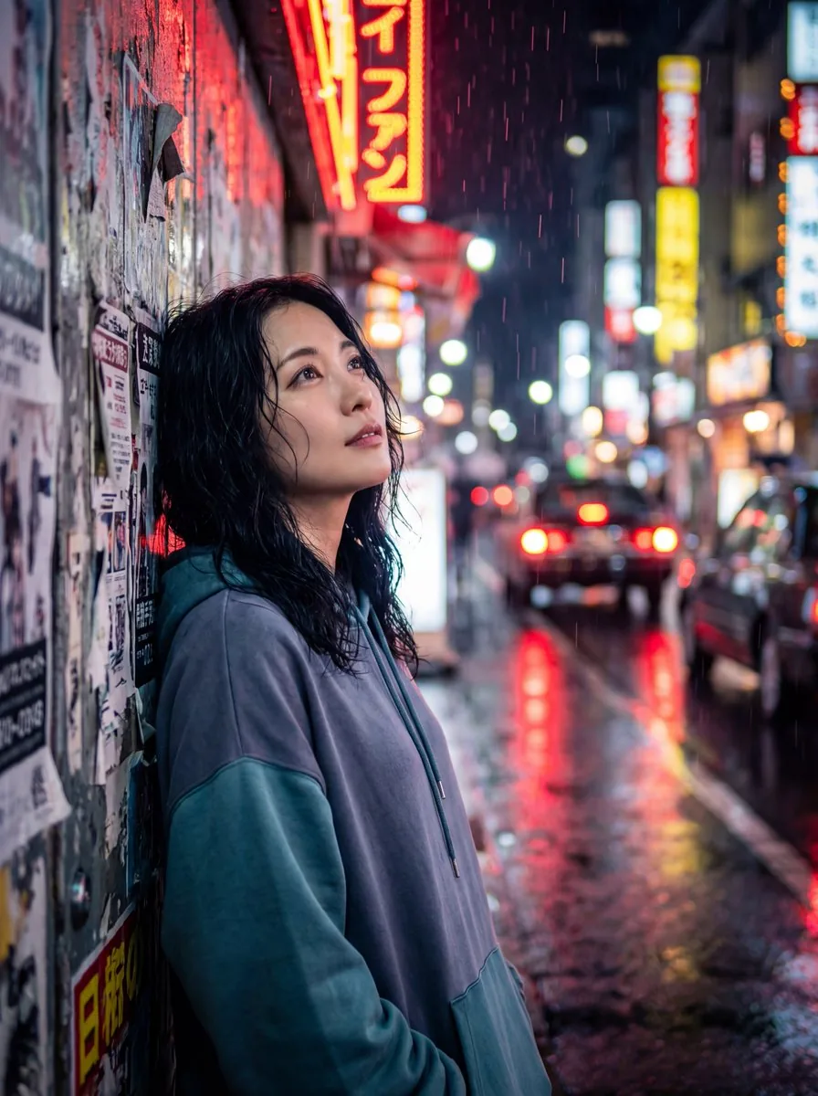 Neon City Night Portrait Prompt - Nano Banana Pro AI Prompt for Profile / Avatar reference