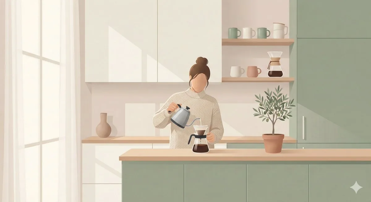 Minimalist Scandinavian Illustration Prompt reference