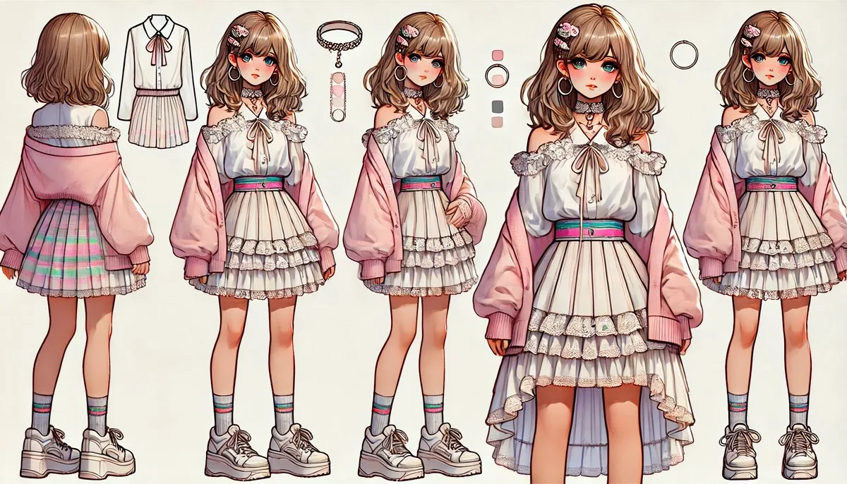 Pastel Street Lolita Reference Sheet reference