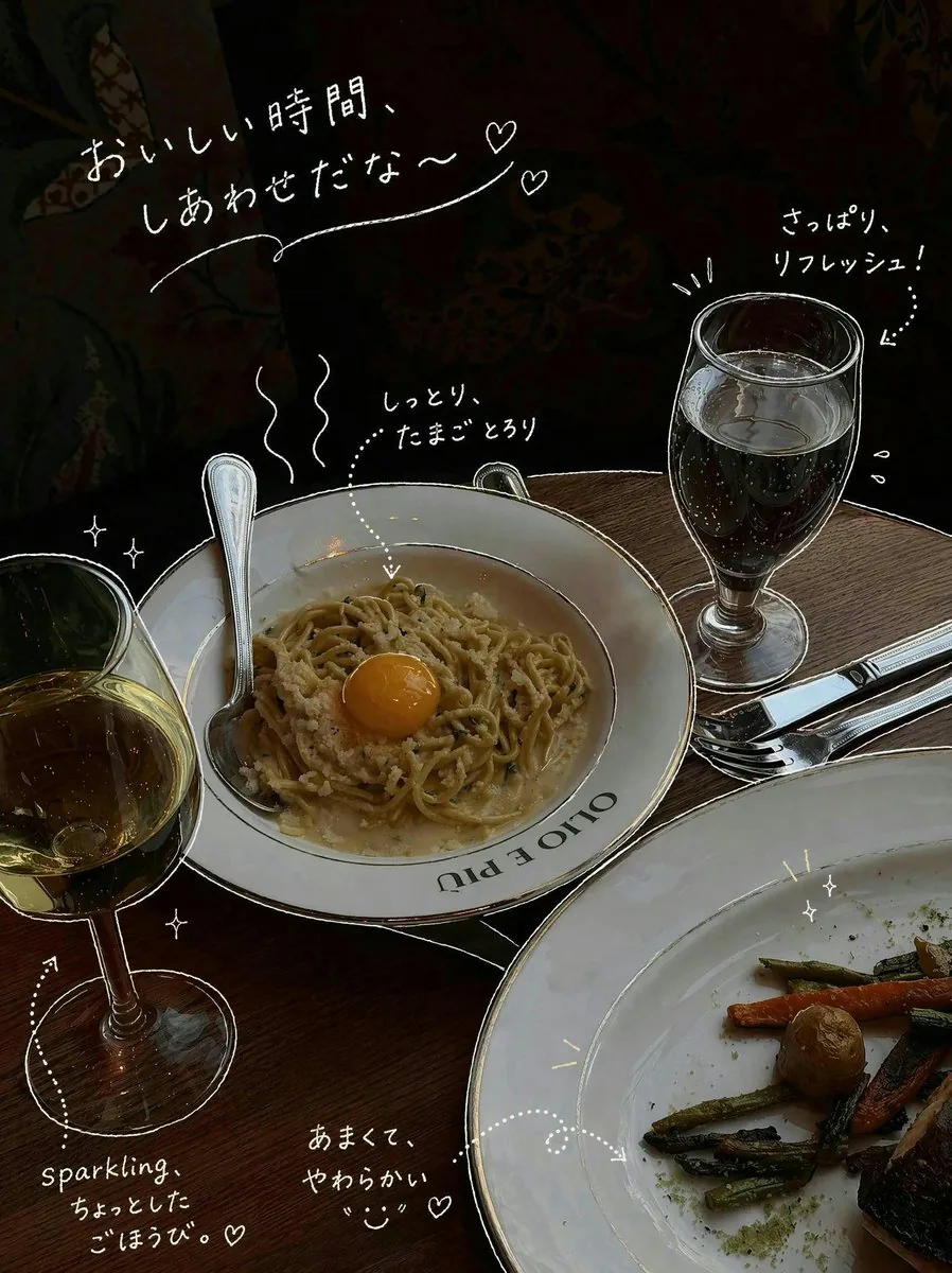 Doodle-Style Cozy Restaurant Table Photo reference