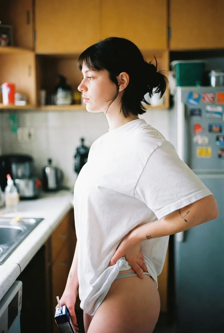 Candid Domestic Lifestyle Photography Prompt - Nano Banana Pro AI Prompt for Social Media Post reference