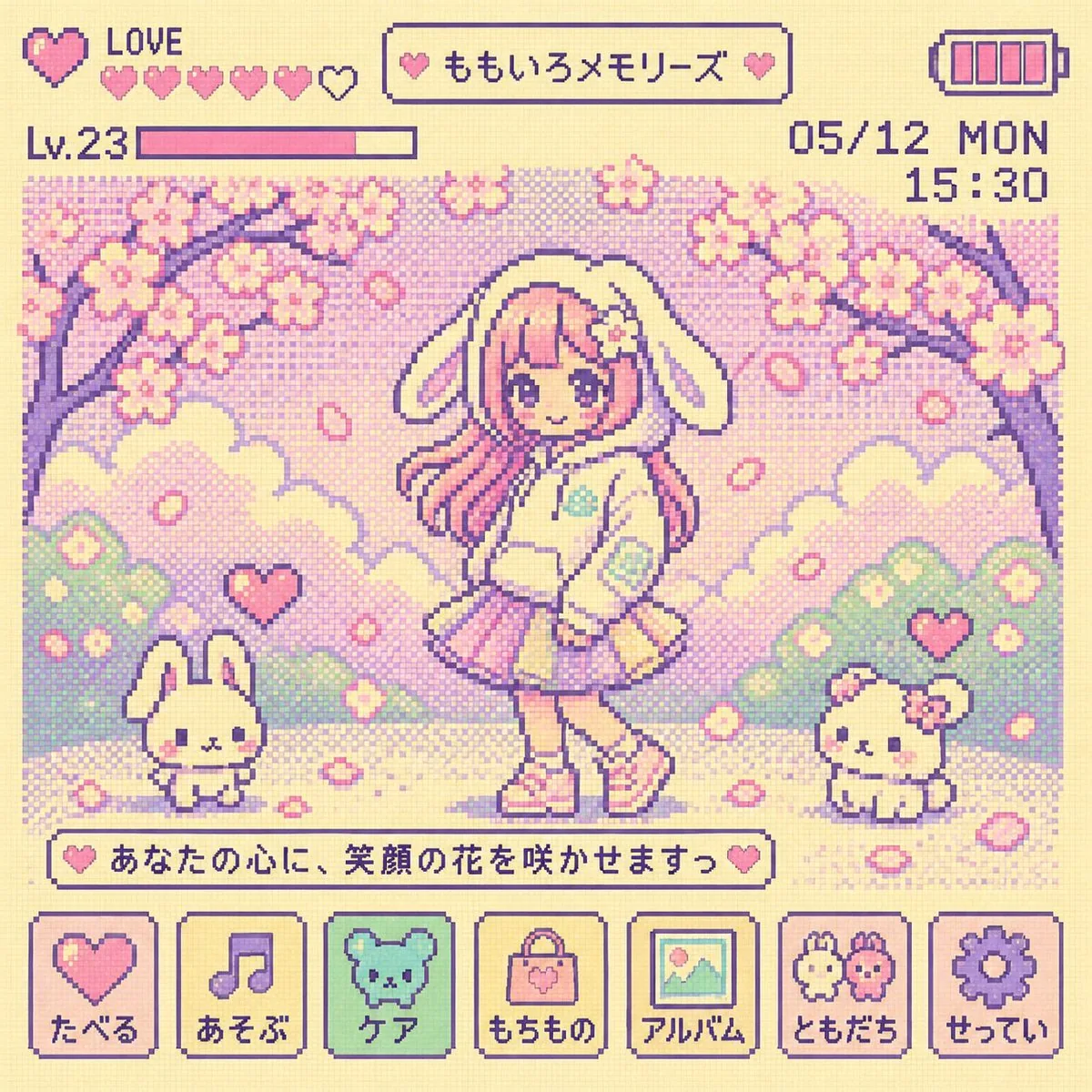 Y2K Tamagotchi LCD Filter reference