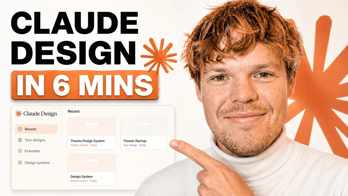 Tech Tutorial Thumbnail with UI Mockup reference