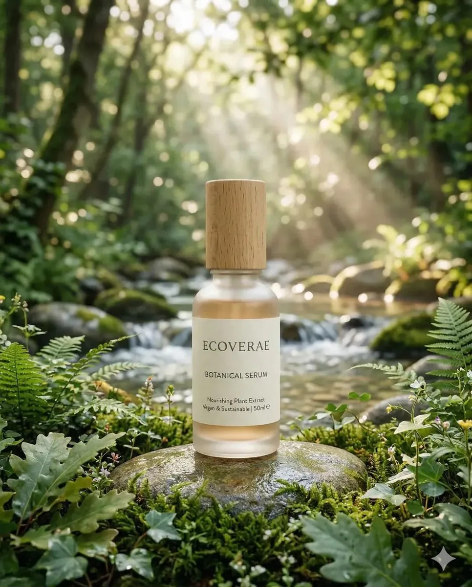 Eco-Friendly Skincare Product Photography reference
