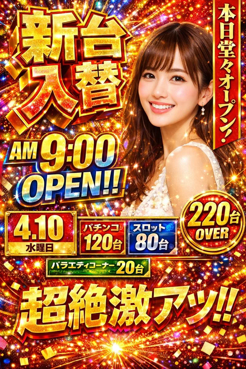 Flashy Pachinko Parlor Promo Poster reference