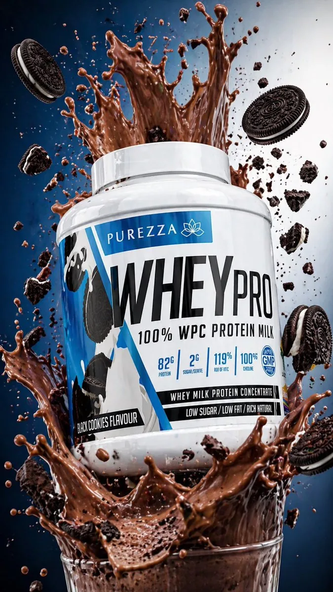 Protein Powder Splash Hero Shot reference