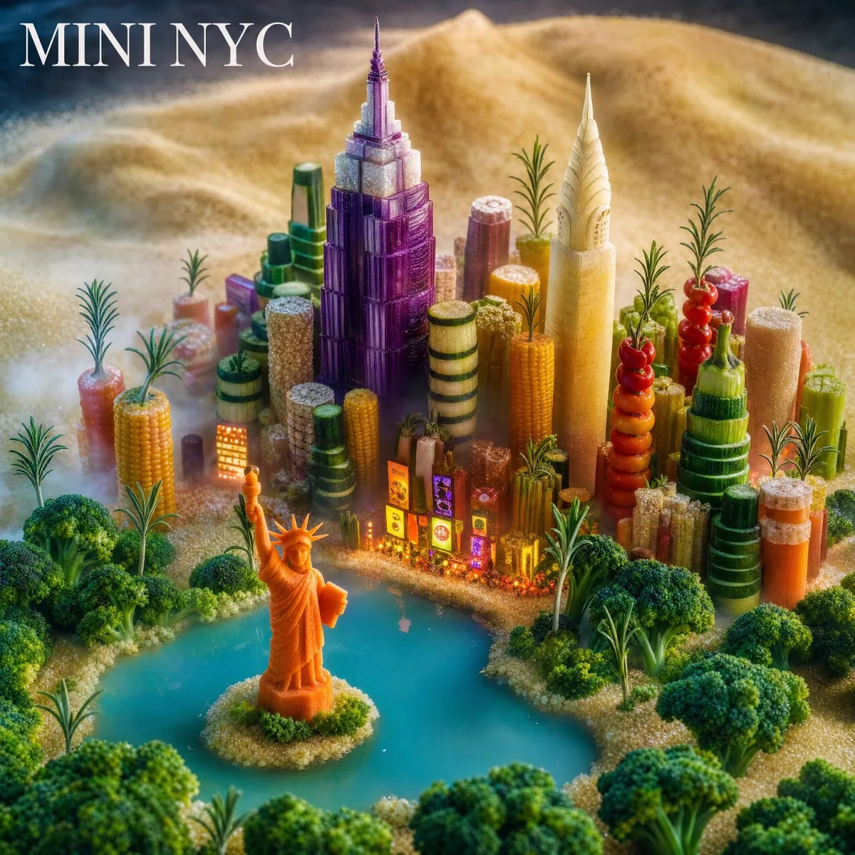 Mini NYC Food Landscape reference