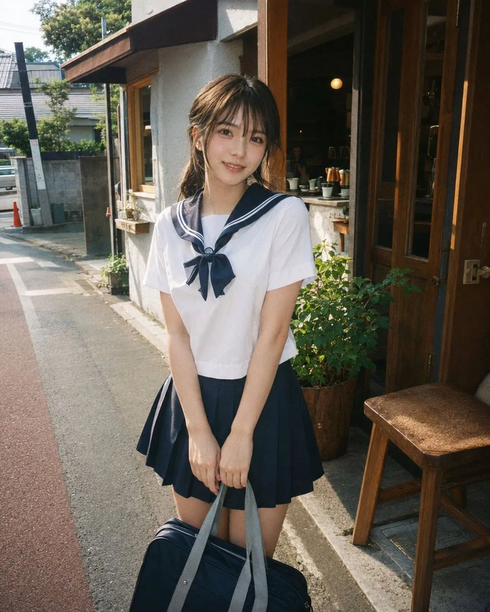 Disposable Film Sailor Cosplay Portrait reference