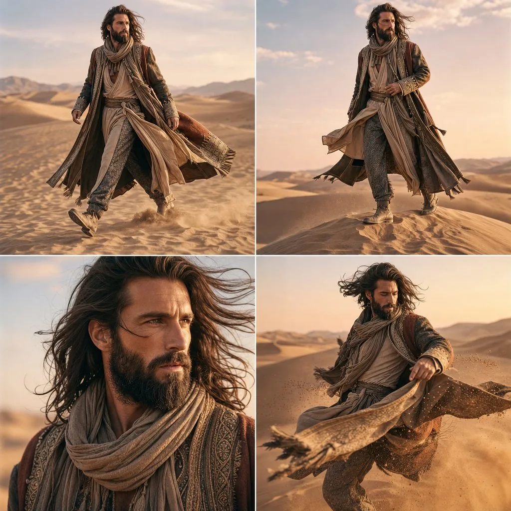 Vogue Desert Fashion Editorial reference