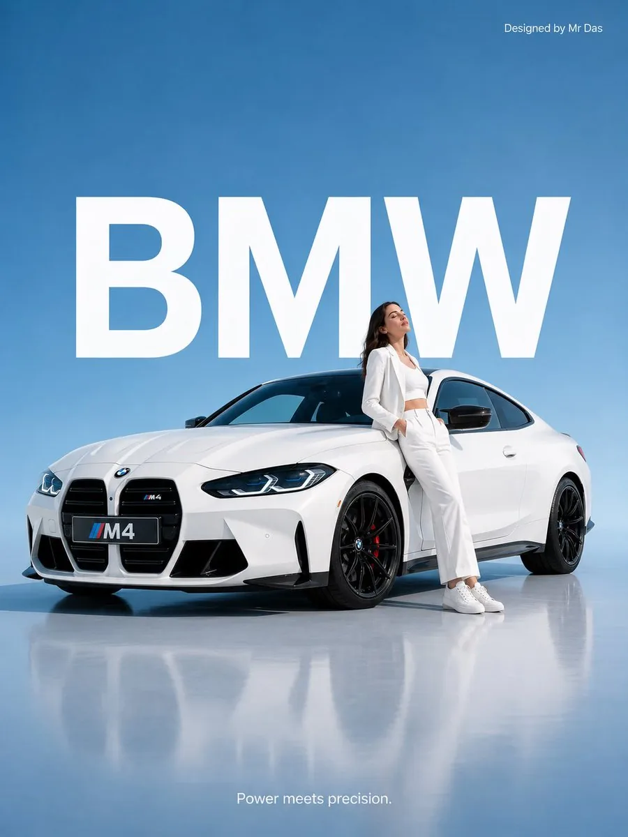 Minimalist BMW Commercial Ad reference