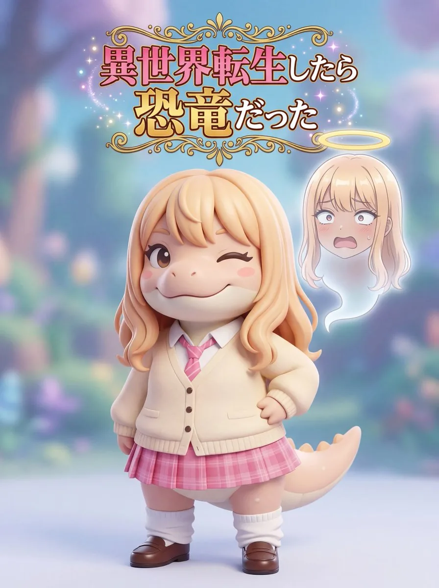 Isekai Dinosaur Transformation Prompt - Nano Banana Pro AI Prompt for Character reference