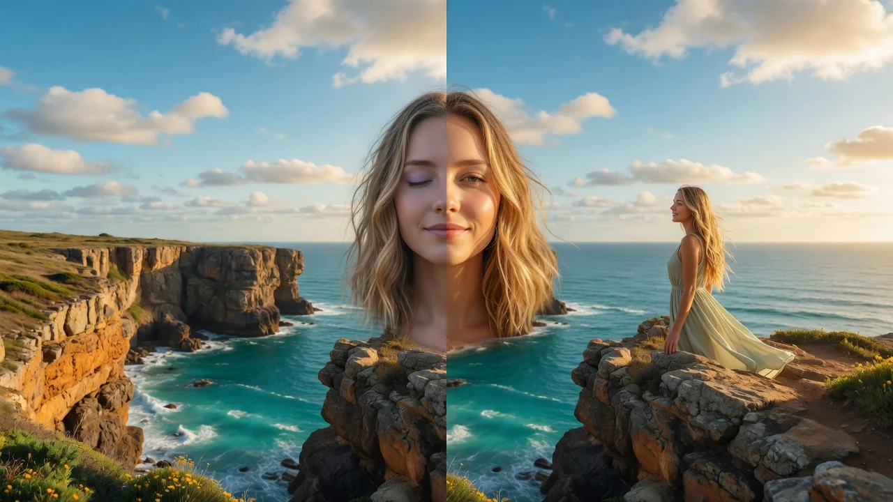 AI face editor example