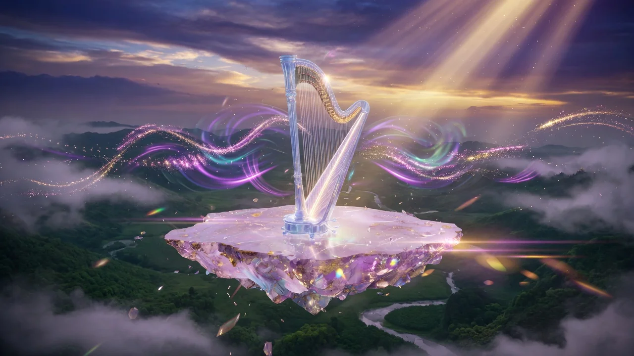 Original AI-generated cover art for the ai music video generator tool, cinematic horizontal scene
