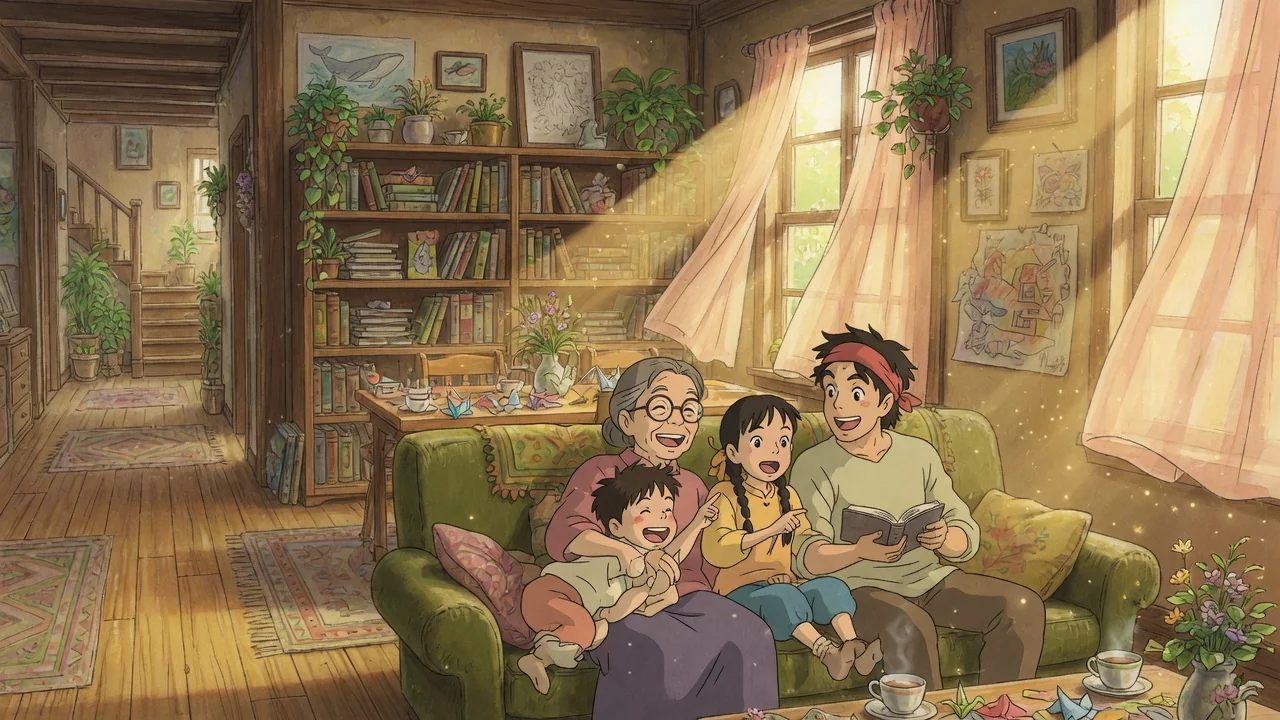 Original AI-generated cover art for the ghibli ai video generator tool, cinematic horizontal scene