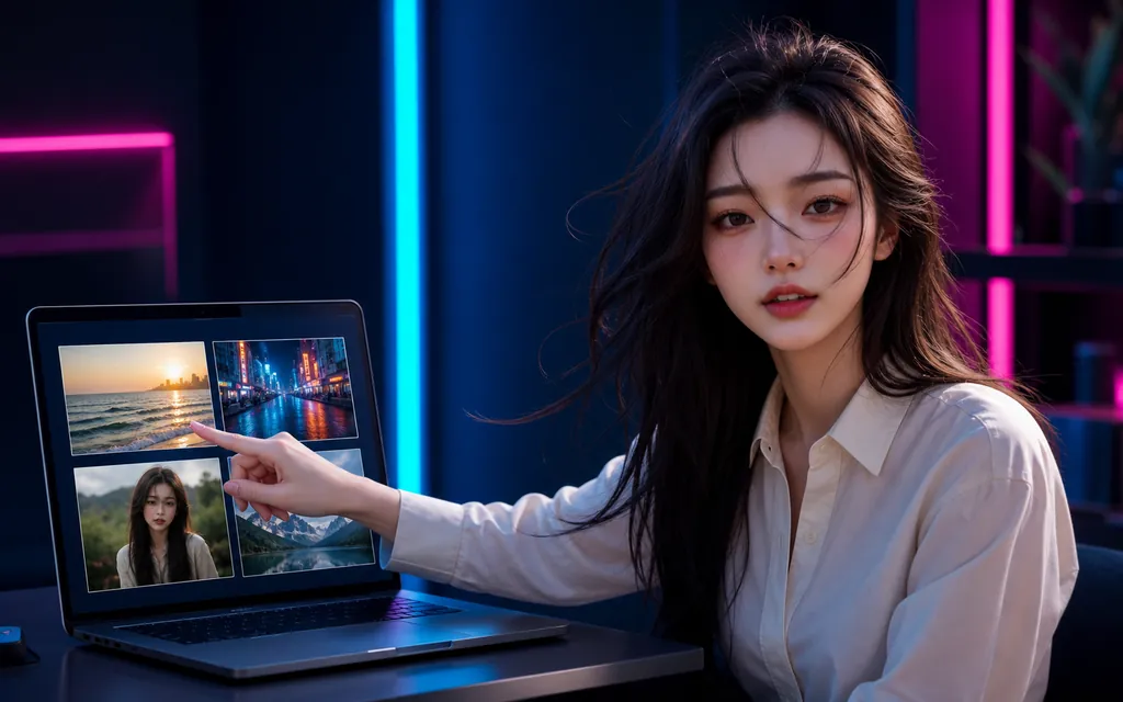 대상 사진 선택
