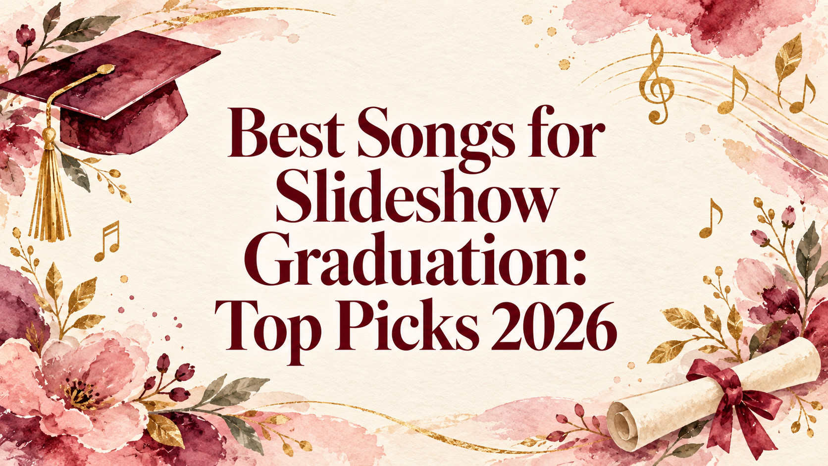 Best Songs for Slideshow Graduation: Top Picks 2026
