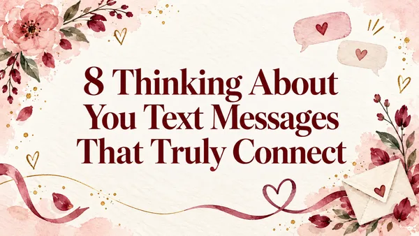 8 Thinking About You Text Messages That Truly Connect